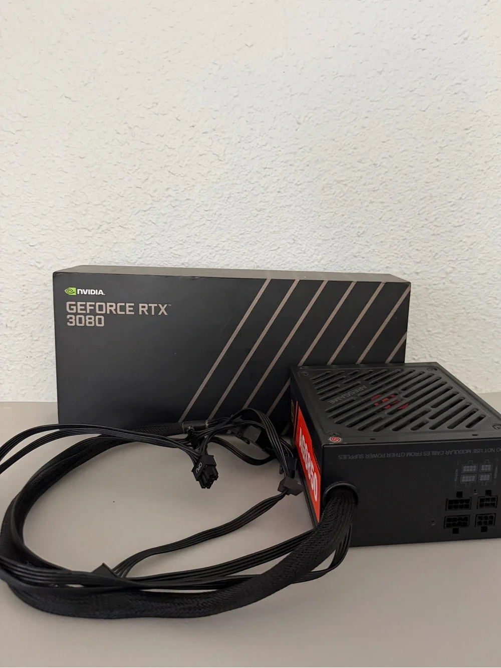 NVIDIA GeForce RTX 3080 Founders Edition 10GB Graphics Card+AGS850‎ Power Supply